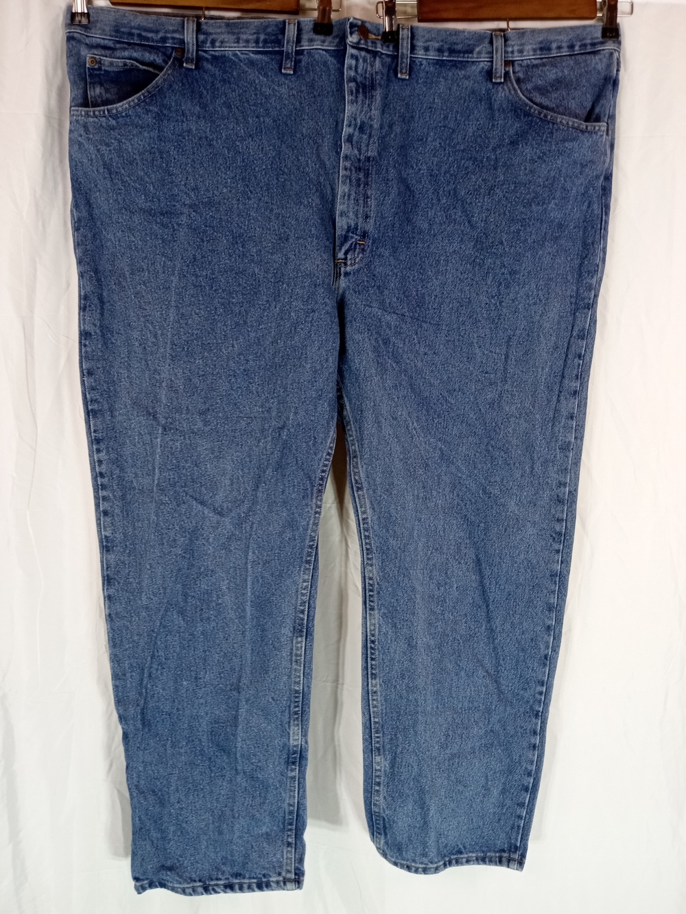 Wrangler Men's Blue Denim Jeans 56x30